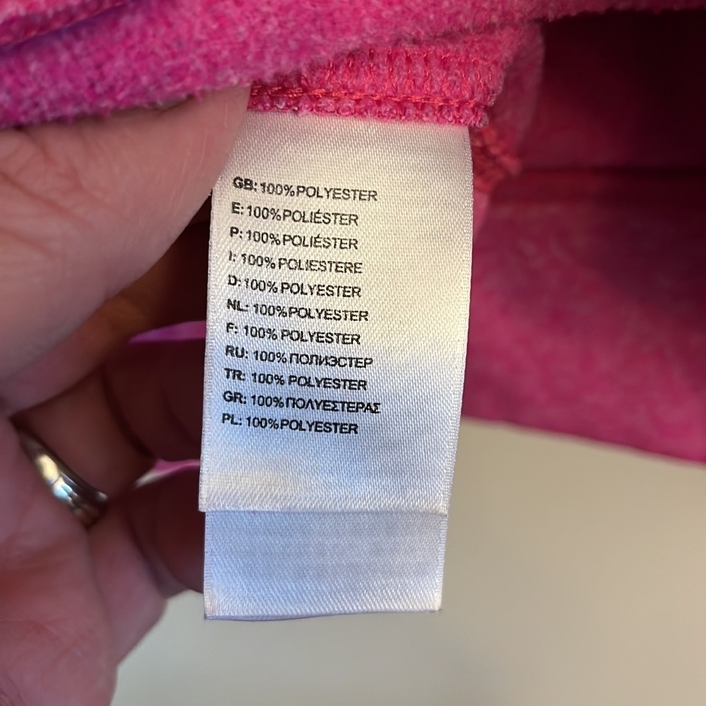 *SOLD*❗️NORTHFACE BarbieCore Fleece Pullover pink Size Small - Picture 5 of 7